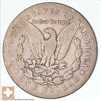 Carson City - 1889-CC Morgan Silver Dollar - RARE Historic Coin