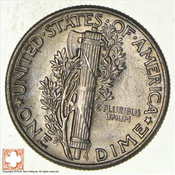 CH Unc 1945 Mercury Liberty Dime - 90% Silver - From an Original Roll!