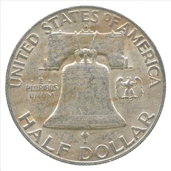 Choice AU/Unc BU 1949-D Franklin Half Dollar - 90% Silver