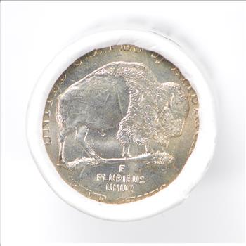 CHOICE BU - 2005! Special Wrapped - Brilliant Uncirculated Jefferson Nickel Roll - Denver Minted