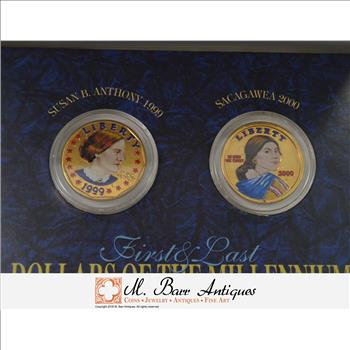 Coin Set First & Last Dollars of the Millennium**** Historic US Collection