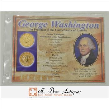 Coin Set George Washington Presidential Dollars**** Historic US Collection
