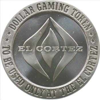 Collectible $1 El Cortez Casino Souvenir Chip 1960's Vintage Token