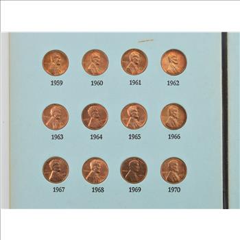 Collection of Memorial Lincoln Cents in Album - Great Starter Collection