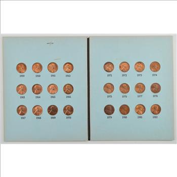 Collection of Memorial Lincoln Cents in Album - Great Starter Collection