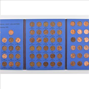 Collection of Memorial Lincoln Cents in Album - Great Starter Collection