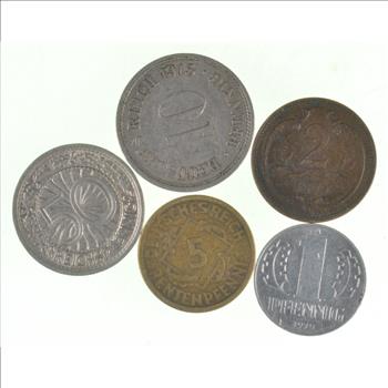 Collection of very old German Coins - You get them all!