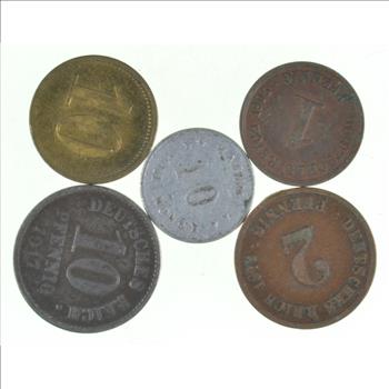 Collection of very old German Coins - You get them all!
