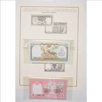 Colorful - Bank Note(s) from Nepal - Interesting History!