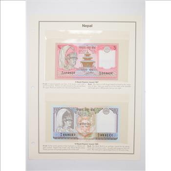 Colorful - Bank Note(s) from Nepal - Interesting History!