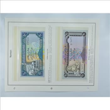 Colorful - Bank Note(s) from Yemen - Interesting History!