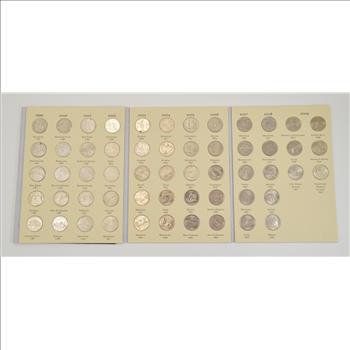 Complete 1999-2008 State Quarter US Coin Collection - Nice Album - 50 Coins!