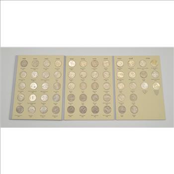 Complete 1999-2008 State Quarter US Coin Collection - Nice Album - 50 Coins!