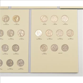 Complete - 2 Folder Set - P&D 1965-1998 Washington Quarter US Coin Collection