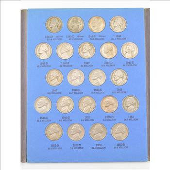 COMPLETE SET - 1938-61 Jefferson Nickels Collection SILVER War 1950-D