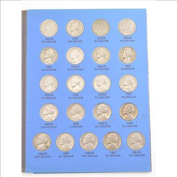 COMPLETE SET - 1938-61 Jefferson Nickels Collection SILVER War 1950-D
