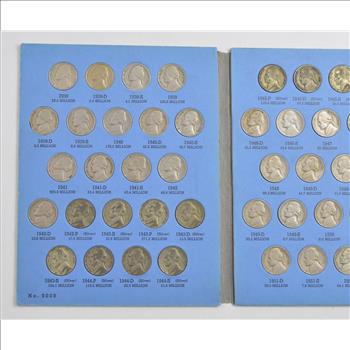 COMPLETE SET - 1938-61 Jefferson Nickels Collection SILVER War 1950-D