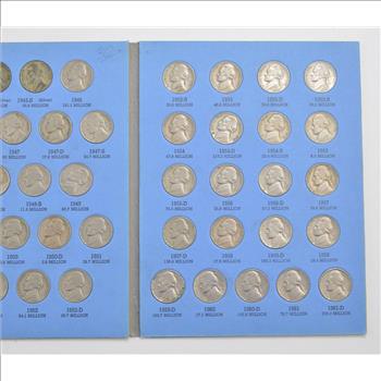 COMPLETE SET - 1938-61 Jefferson Nickels Collection SILVER War 1950-D