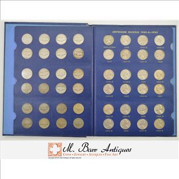 **COMPLETE SET - 1938-63  Jefferson Nickels Collection Includes SILVER Wartime & 1950-D!