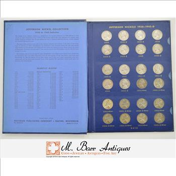 **COMPLETE SET - 1938-63  Jefferson Nickels Collection Includes SILVER Wartime & 1950-D!