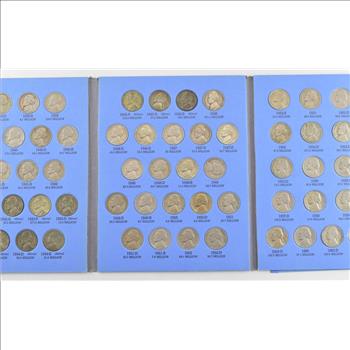 COMPLETE SET - 1938-63 Jefferson Nickels Collection SILVER War 1950-D - Nice Album