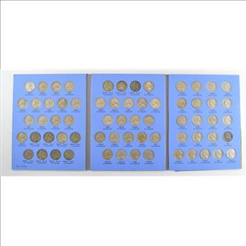 COMPLETE SET - 1938-63 Jefferson Nickels Collection SILVER War 1950-D - Nice Album