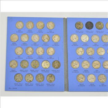 COMPLETE SET - 1938-63 Jefferson Nickels Collection SILVER War 1950-D - Nice Album