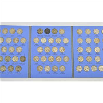COMPLETE SET - 1938-63 Jefferson Nickels Collection SILVER War 1950-D - Nice Album