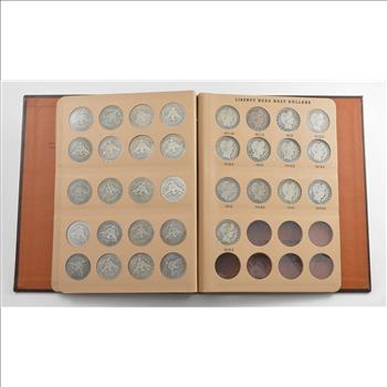 Complete Set of Liberty Head Half Dollars - Dansco Coin Book
