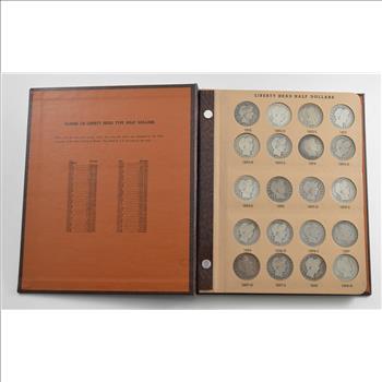 Complete Set of Liberty Head Half Dollars - Dansco Coin Book