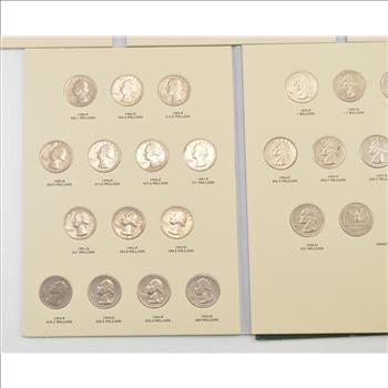 Complete Set State Quarter 2009 Territories US Coin Collection - Nice Album