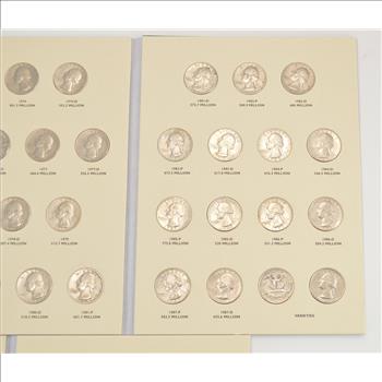 Complete Set State Quarter 2009 Territories US Coin Collection - Nice Album