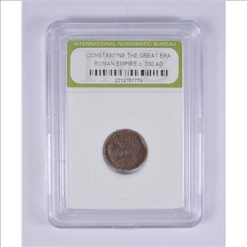 Constantine The Great Era c. 330 A.D. - Genuine Ancient Roman Empire Coin