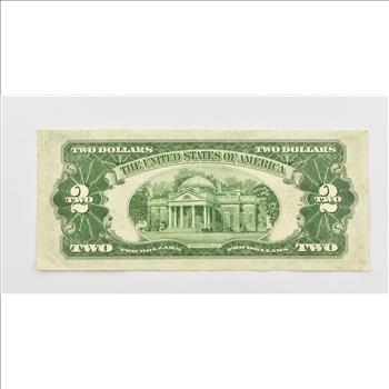 Crisp 1928-G Red Seal $2 United States Note - Better Grade $2