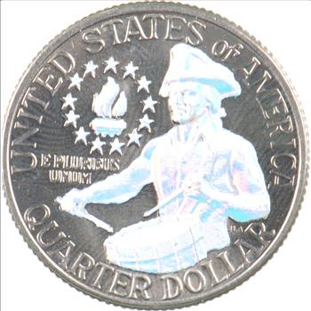 Custom - COLORIZED - 1976-D Bicentennial Quarter - High Collectible