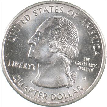 Custom - COLORIZED - 1999-D Connecticut State Quarter - High Collectible