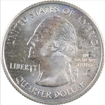 Custom - COLORIZED - 1999-D Connecticut State Quarter - High Collectible