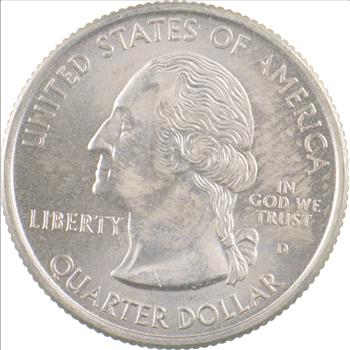 Custom - COLORIZED - 1999-D Delaware State Quarter - High Collectible