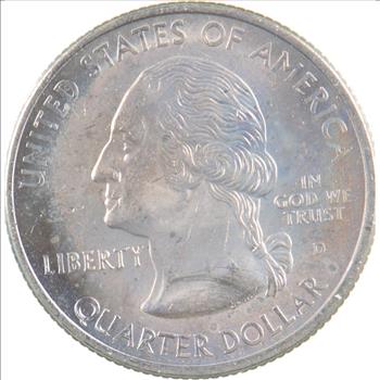 Custom - COLORIZED - 1999-D Georgia State Quarter - High Collectible