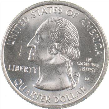 Custom - COLORIZED - 1999-D Georgia State Quarter - High Collectible