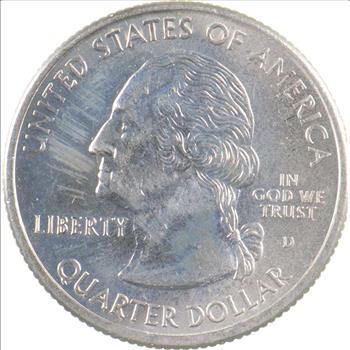 Custom - COLORIZED - 1999-D Georgia State Quarter - High Collectible