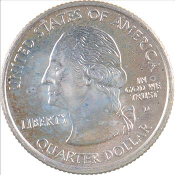 Custom - COLORIZED - 2000-D Maryland State Quarter - High Collectible