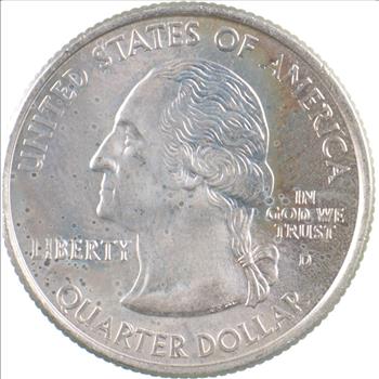 Custom - COLORIZED - 2000-D Maryland State Quarter - High Collectible