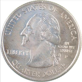 Custom - COLORIZED - 2000-P Massachusetts State Quarter - High Collectible