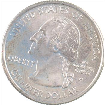 Custom - COLORIZED - 2000-P Massachusetts State Quarter - High Collectible