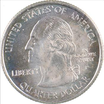 Custom - COLORIZED - 2000-P Virginia State Quarter - High Collectible