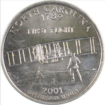 Custom - COLORIZED - 2001 North Carolina State Quarter - Michael Jackson - High Collectible