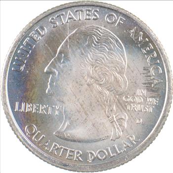 Custom - COLORIZED - 2001-D New York State Quarter - High Collectible