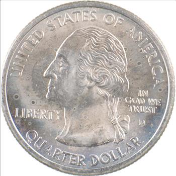 Custom - COLORIZED - 2001-D Rhode Island State Quarter - High Collectible