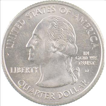 Custom - COLORIZED - 2001-D Vermont State Quarter - High Collectible